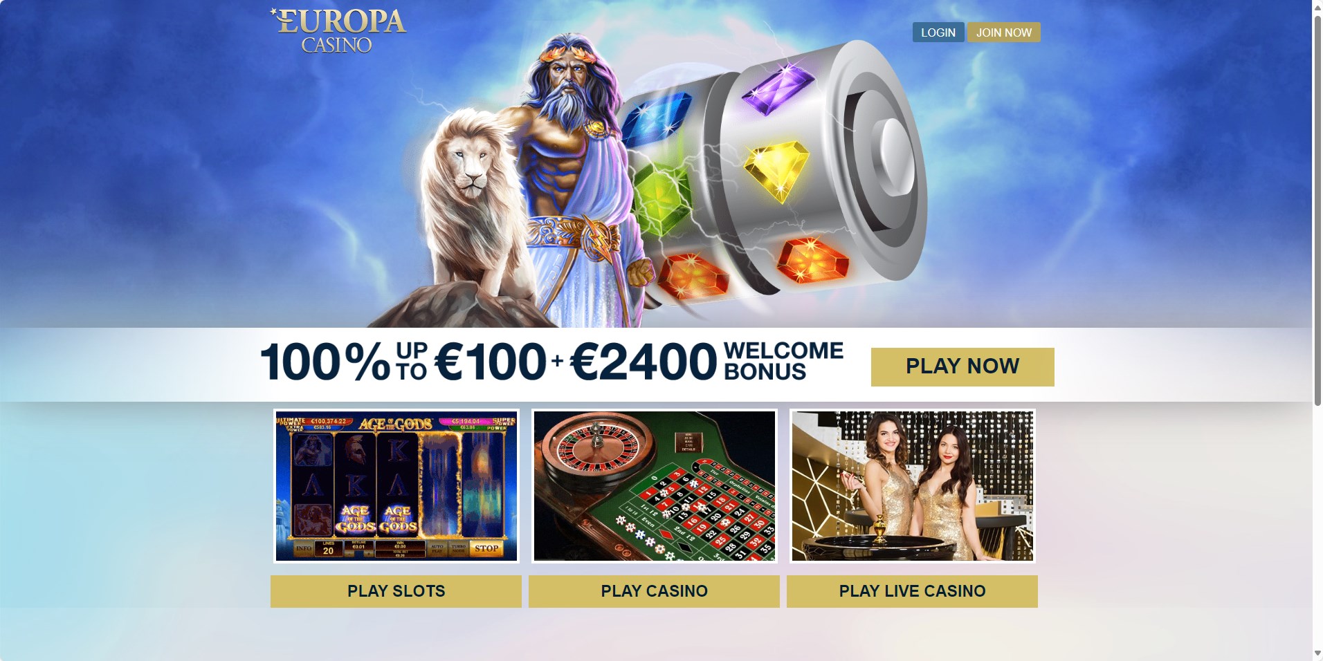 Descubre la emoción de Europa Casino